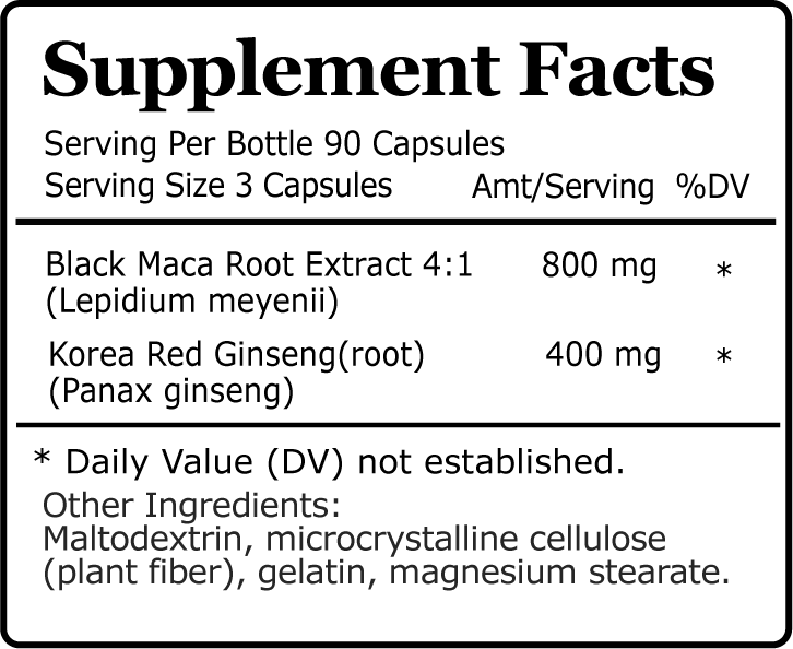 Black Maca Root