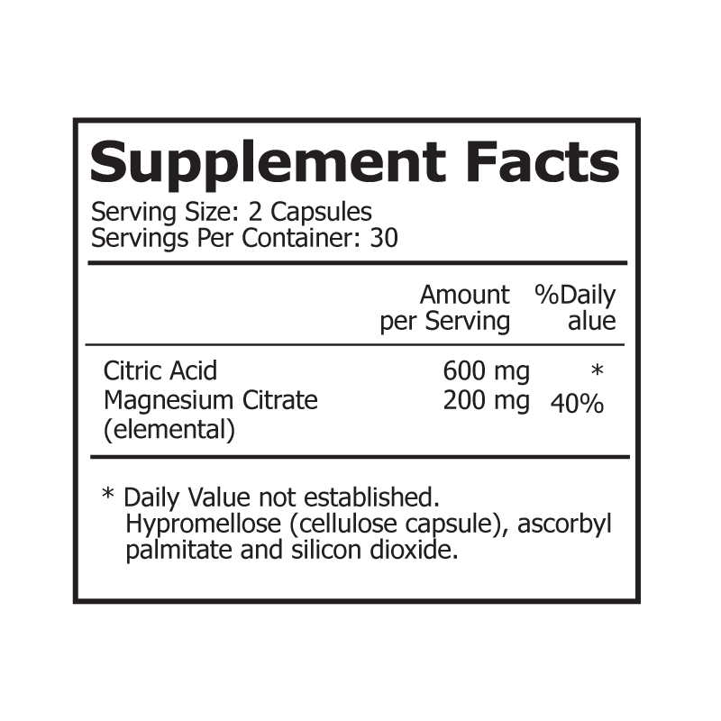 Citric Acid Detox