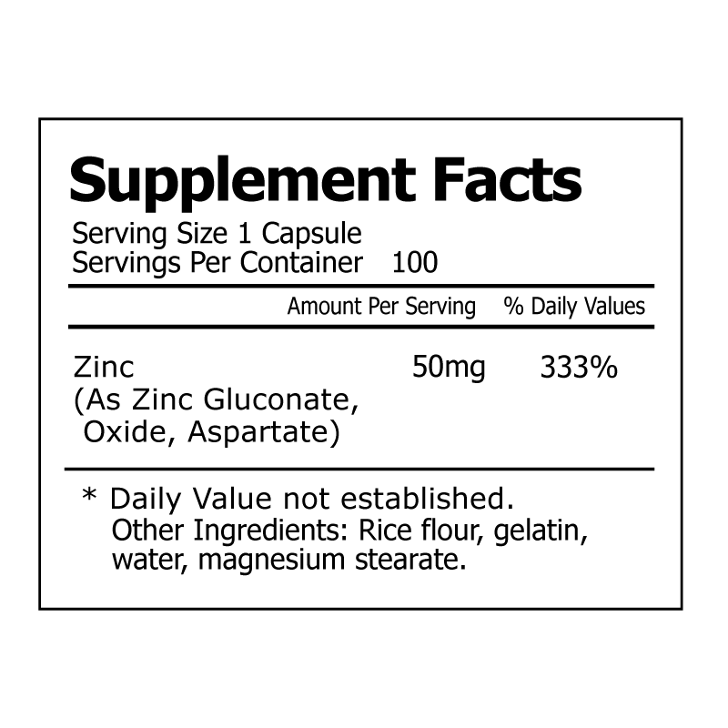 Zinc 50mg