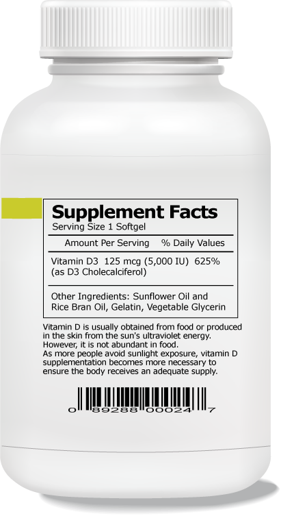 Vitamin D3 5,000IU